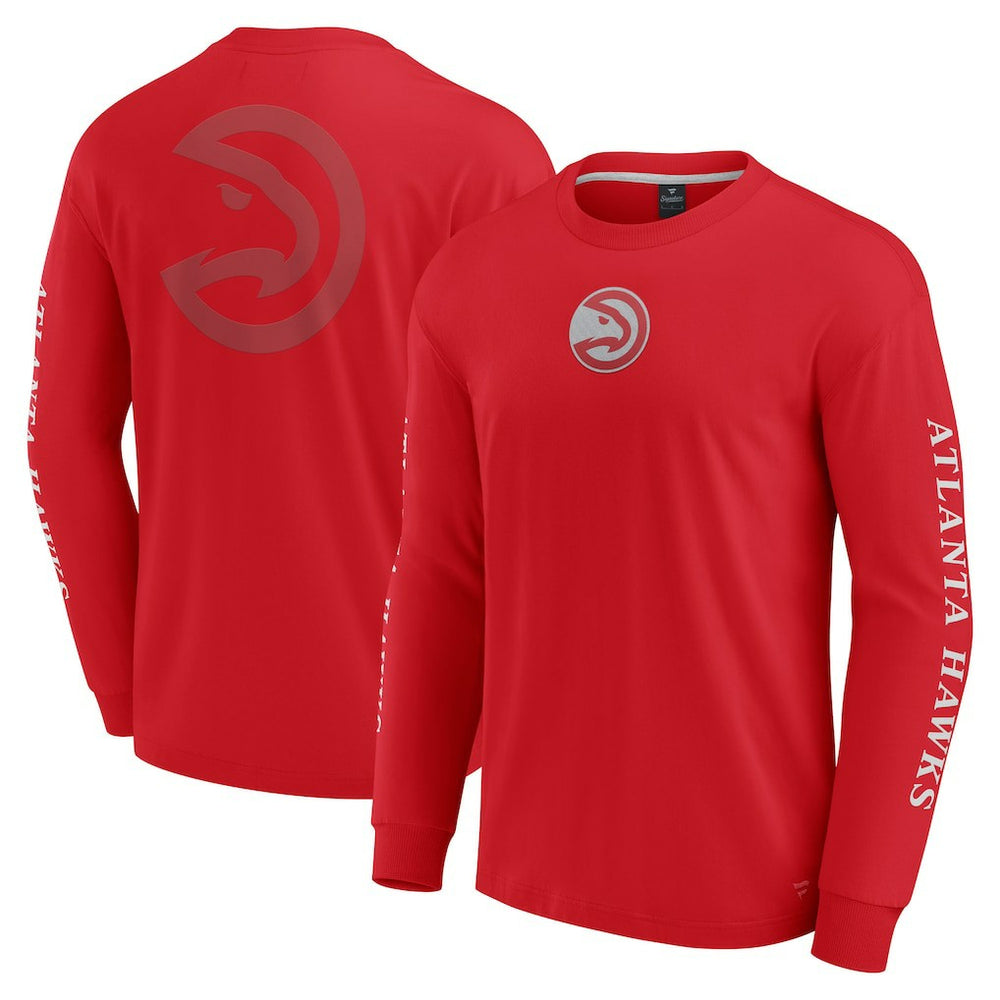 Atlanta Hawks Elements Strive Long Sleeve T-Shirt - Red for sale