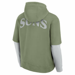 Phoenix Suns Elements Sleek Pullover Hoodie - Olive discount