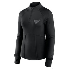 Chicago Bulls Women's Elements Match Raglan Quarter-Zip Top sale - Black shop