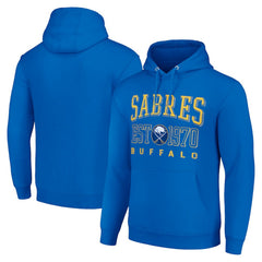Buffalo Sabres Starter Retro Graphic Pullover Hoodie - Royal Hoodies