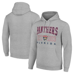 Florida Panthers Starter Graphic Pullover Hoodie - Heather Gray Hoodies