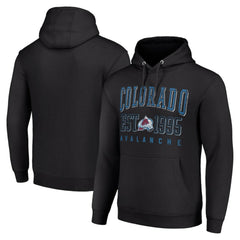 Colorado Avalanche Starter Graphic Pullover Hoodie - Black Hoodies