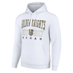 Vegas Golden Knights Starter Graphic Pullover Hoodie - White Hoodies