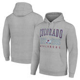 Colorado Avalanche Starter Graphic Pullover Hoodie - Heather Gray Hoodies