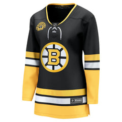 Boston Bruins Fanatics Women's Alternate 100th Anniversary Breakaway Jersey - Black Jerseys