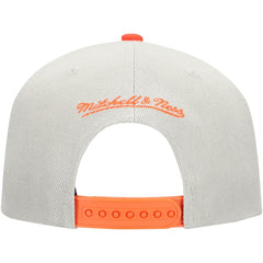 Houston Astros Knock Out Panel Snapback Hat Gray/Orange