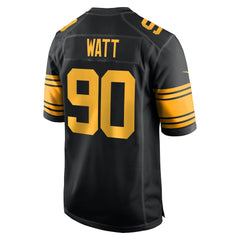T.J. Watt Pittsburgh Steelers Alternate Game Jersey - Black cheap