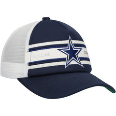 Dallas Cowboys Youth Stripe Trucker Adjustable Hat - Navy on sale