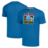 Shai Gilgeous-Alexander & Chet Holmgren Oklahoma City Thunder Homage Unisex NBA Jam Tri-Blend T-Shirt - Blue cheap