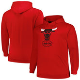 Chicago Bulls Hardwood Classics Big & Tall Pullover Hoodie - Red on sale