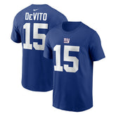 Tommy DeVito New York Giants Name & Number T-Shirt - Royal outlet