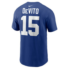 Tommy DeVito New York Giants Name & Number T-Shirt - Royal outlet