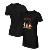 San Francisco Giants Tiny Turnip Women's Gnomes T-Shirt Black