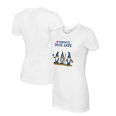 Toronto Blue Jays Tiny Turnip Women's Gnomes T-Shirt White