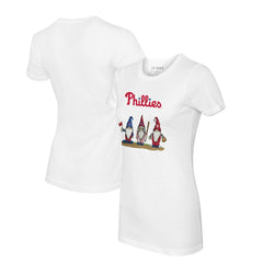 Philadelphia Phillies Tiny Turnip Women's Gnomes T-Shirt White