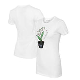Colorado Rockies Tiny Turnip Women's Lilies & Ladybugs T-Shirt White