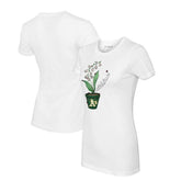 Athletics Tiny Turnip Women's Lilies & Ladybugs T-Shirt White
