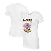 San Francisco Giants Tiny Turnip Women's Mermaid T-Shirt White