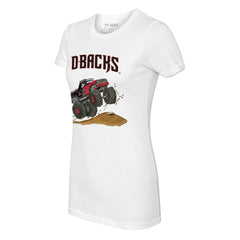 Arizona Diamondbacks Tiny Turnip Women's Monster Truck T-Shirt White