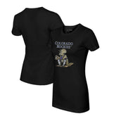 Colorado Rockies Tiny Turnip Women's Triceratops T-Shirt Black
