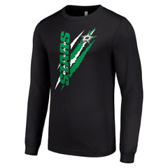 Dallas Stars Starter Color Scratch Long-Sleeve T-Shirt - Black T-shirts