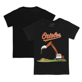 Baltimore Orioles Tiny Turnip Youth Excavator T-Shirt Black