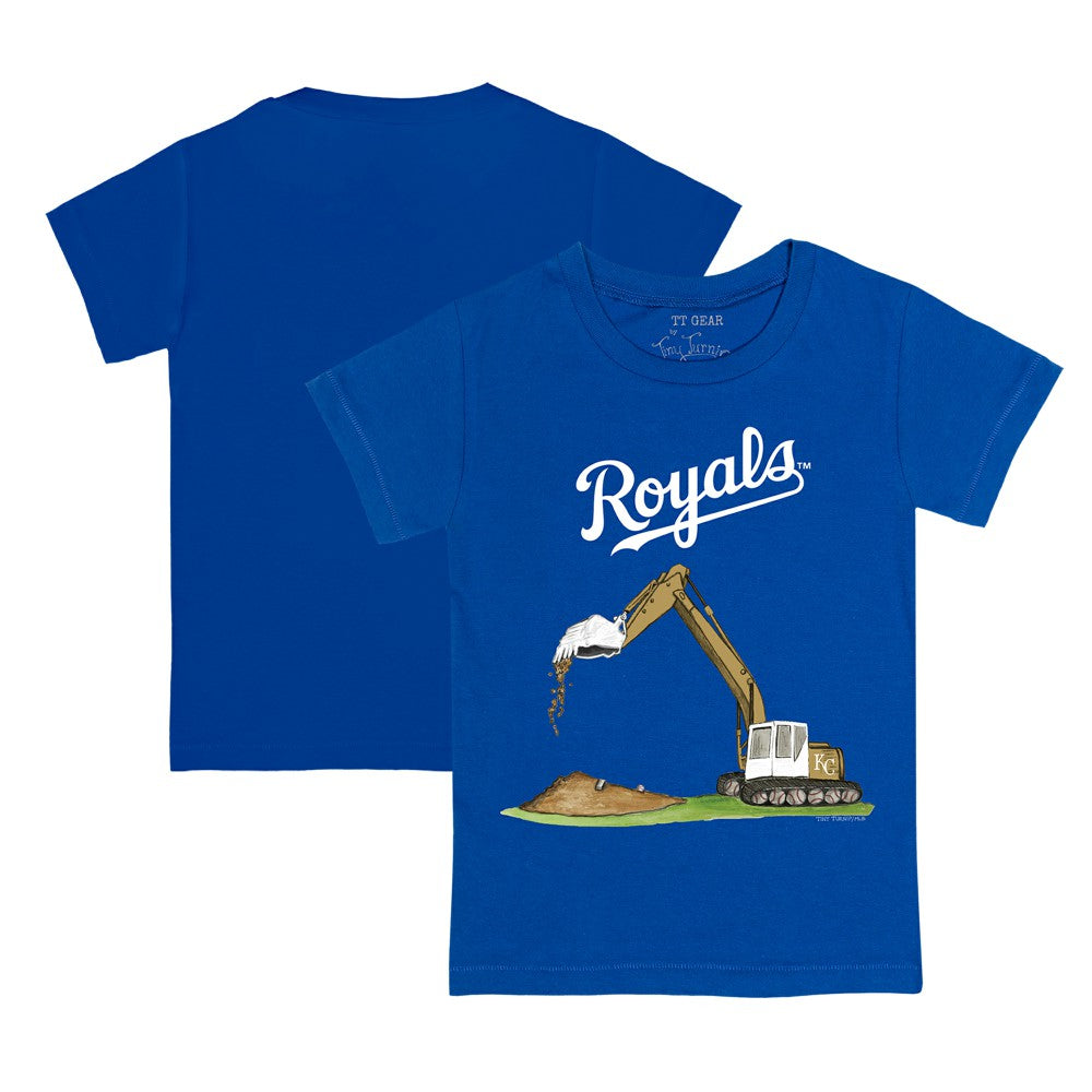 Kansas City Royals Tiny Turnip Youth Excavator T-Shirt Royal