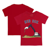 Boston Red Sox Tiny Turnip Youth Excavator T-Shirt Red