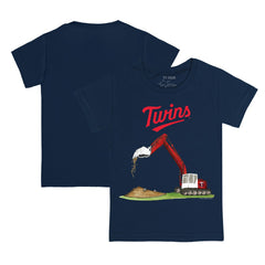 Minnesota Twins Tiny Turnip Youth Excavator T-Shirt Navy