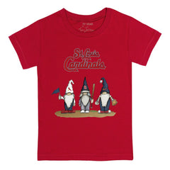 St. Louis Cardinals Tiny Turnip Youth Gnomes T-Shirt Red