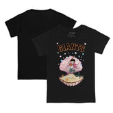 San Francisco Giants Tiny Turnip Youth Mermaid T-Shirt Black