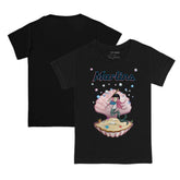 Miami Marlins Tiny Turnip Youth Mermaid T-Shirt Black
