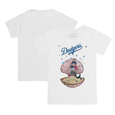 Los Angeles Dodgers Tiny Turnip Youth Mermaid T-Shirt White