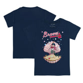 Atlanta Braves Tiny Turnip Youth Mermaid T-Shirt Navy