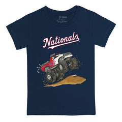 Washington Nationals Tiny Turnip Youth Monster Truck T-Shirt Navy