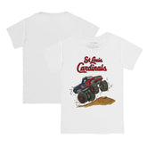 St. Louis Cardinals Tiny Turnip Youth Monster Truck T-Shirt White