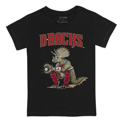 Arizona Diamondbacks Tiny Turnip Youth Triceratops T-Shirt Black