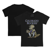 Colorado Rockies Tiny Turnip Youth Triceratops T-Shirt Black