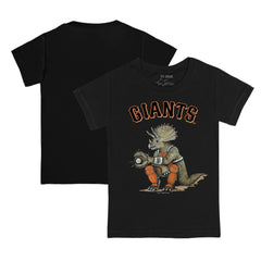 San Francisco Giants Tiny Turnip Youth Triceratops T-Shirt Black