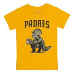 San Diego Padres Tiny Turnip Youth Triceratops T-Shirt Gold