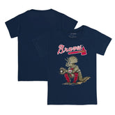 Atlanta Braves Tiny Turnip Youth Triceratops T-Shirt Navy