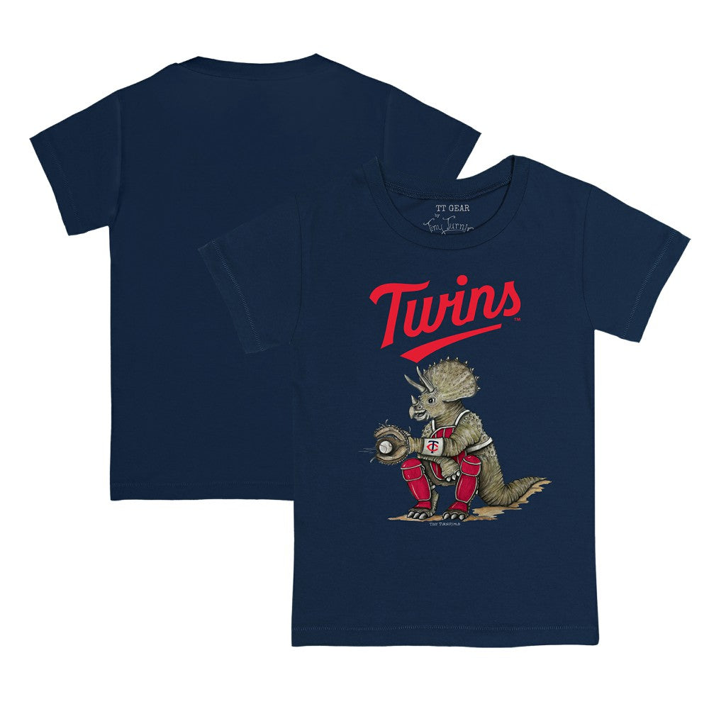 Minnesota Twins Tiny Turnip Youth Triceratops T-Shirt Navy