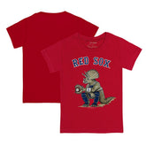 Boston Red Sox Tiny Turnip Youth Triceratops T-Shirt Red