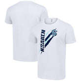 Seattle Kraken Starter Color Scratch T-Shirt - White T-shirts