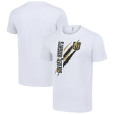 Vegas Golden Knights Starter Color Scratch T-Shirt - White T-shirts