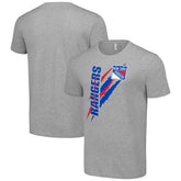 New York Rangers Starter Color Scratch T-Shirt - Heather Gray T-shirts