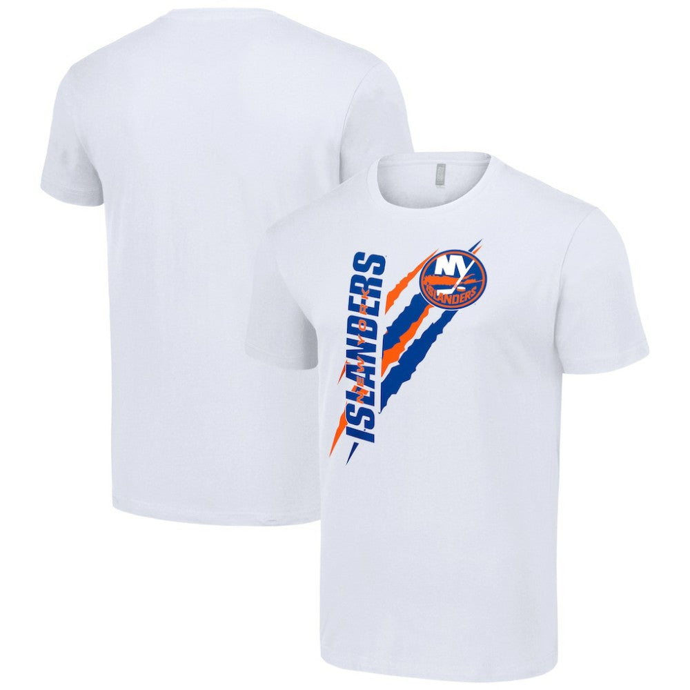 New York Islanders Starter Color Scratch T-Shirt - White T-shirts