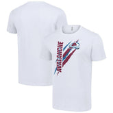 Colorado Avalanche Starter Color Scratch T-Shirt - White T-shirts