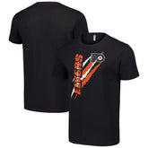 Philadelphia Flyers Starter Color Scratch T-Shirt - Black T-shirts