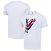 Columbus Blue Jackets Starter Color Scratch T-Shirt - White T-shirts